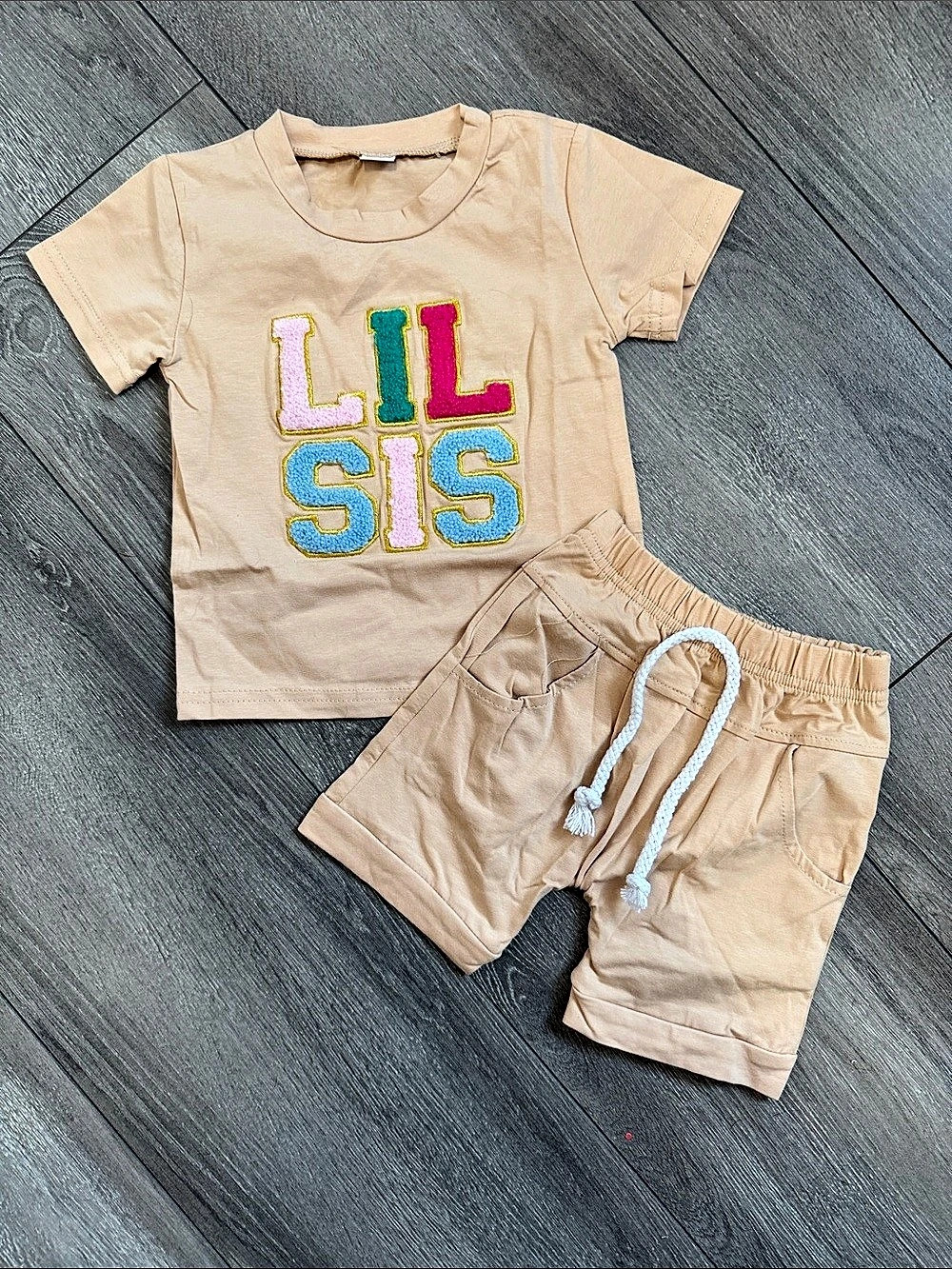 Girls Size 8 Graphic Matching Set